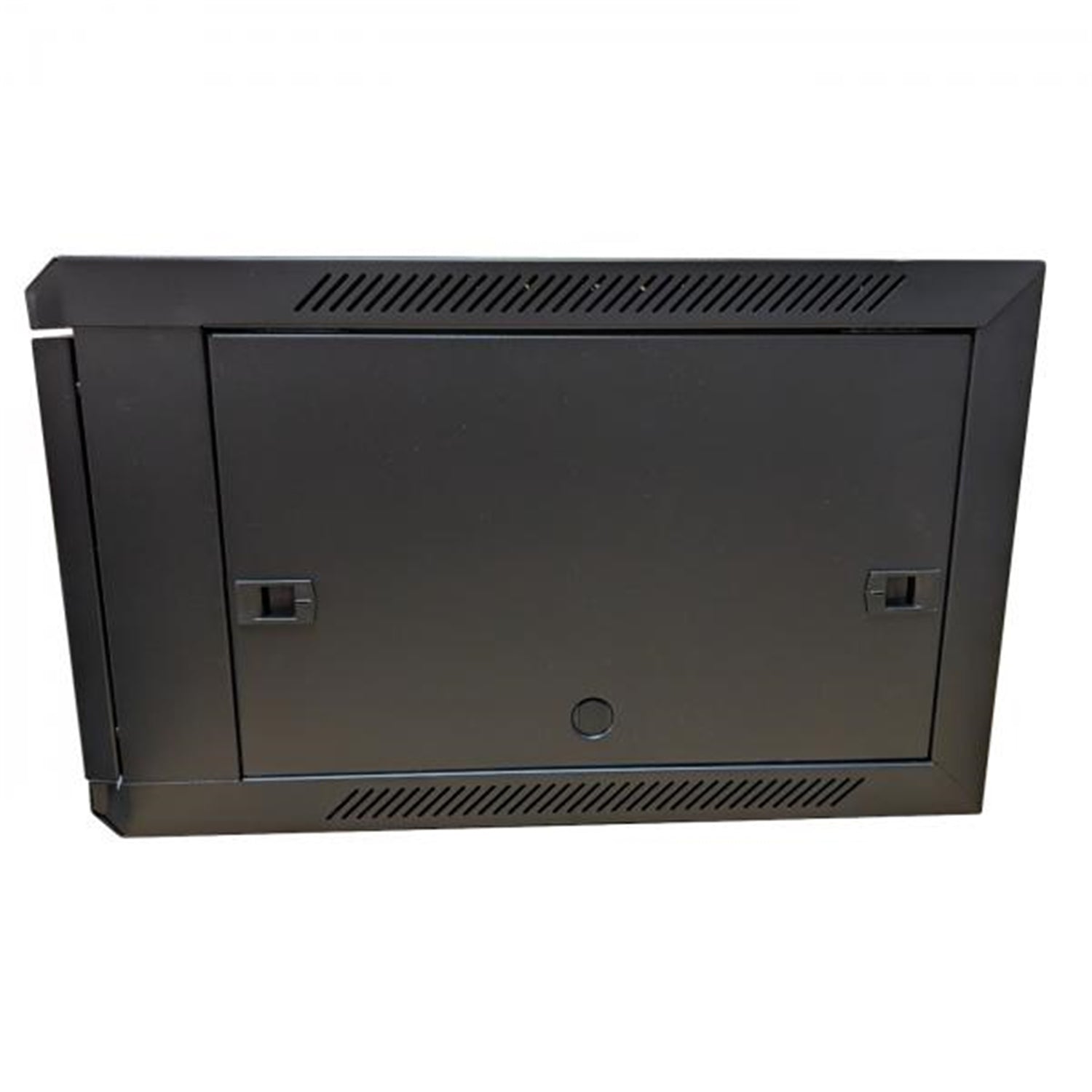 TechCraft - Cabinet Réseau Murale Fixe 6U, Porte en Verre Trempé avec Serrure, Noir - Simple Boutique
