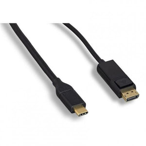 TechCraft - Câble USB 3.1 Type C à DisplayPort, Longeur de 6 Pied, Noir - Simple Boutique