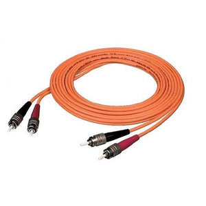 TechCraft Câbles Réseau Fibre Optique OM2 ST à ST Orange 2 mètres (6.5 pieds) - Simple Boutique