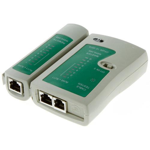 Testeur de câbles réseaux et téléphone (RJ45 et RJ11) - Simple Boutique