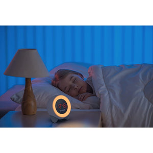 Timex - Réveil Matin d'apprentissage du Sommeil pour Enfant avec Machine à Sons et Veilleuse, Blanc - Simple Boutique