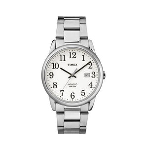 Timex TW2R23300G Montre Analogique pour Homme avec Bracelet Extensible en Acier Inoxydable, Argenté - Simple Boutique