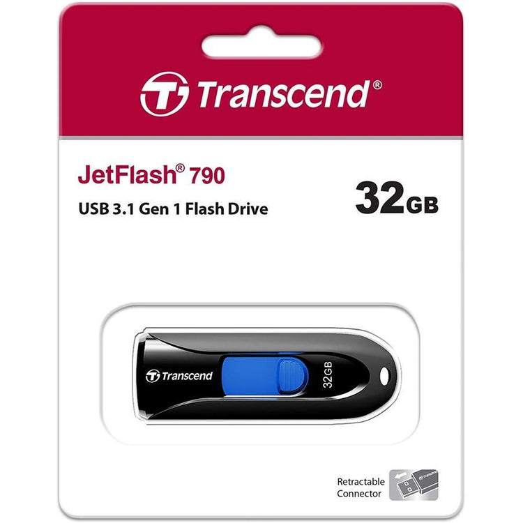 Transcend JetFlash 790 Clé USB 32GB USB 3.1 - Simple Boutique