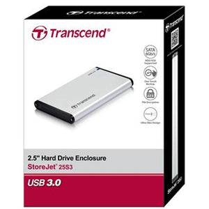 Transcend StoreJet 25S3 Boîtier Externe Disque Dur USB 3.0 2.5" - Simple Boutique
