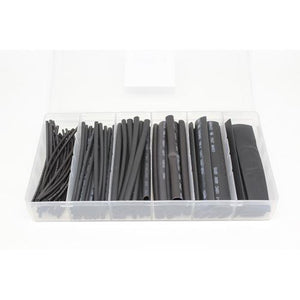 Tubes Thermorétractable, 100 pcs, différents diamètre, 10 cm, Noir - Simple Boutique