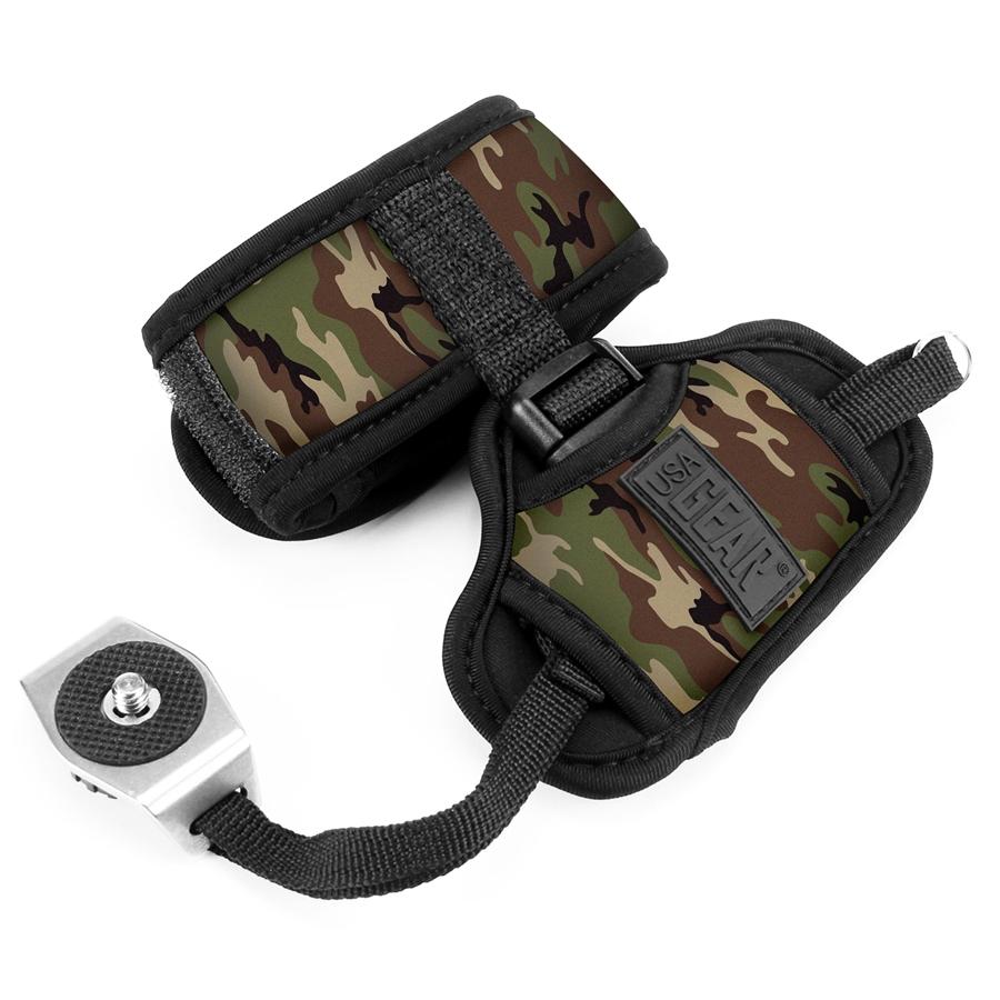 USA GEAR GRCMDG0110CGEW Dragonne Professionnelle avec Poignée en Néoprène Camouflage Vert - Simple Boutique