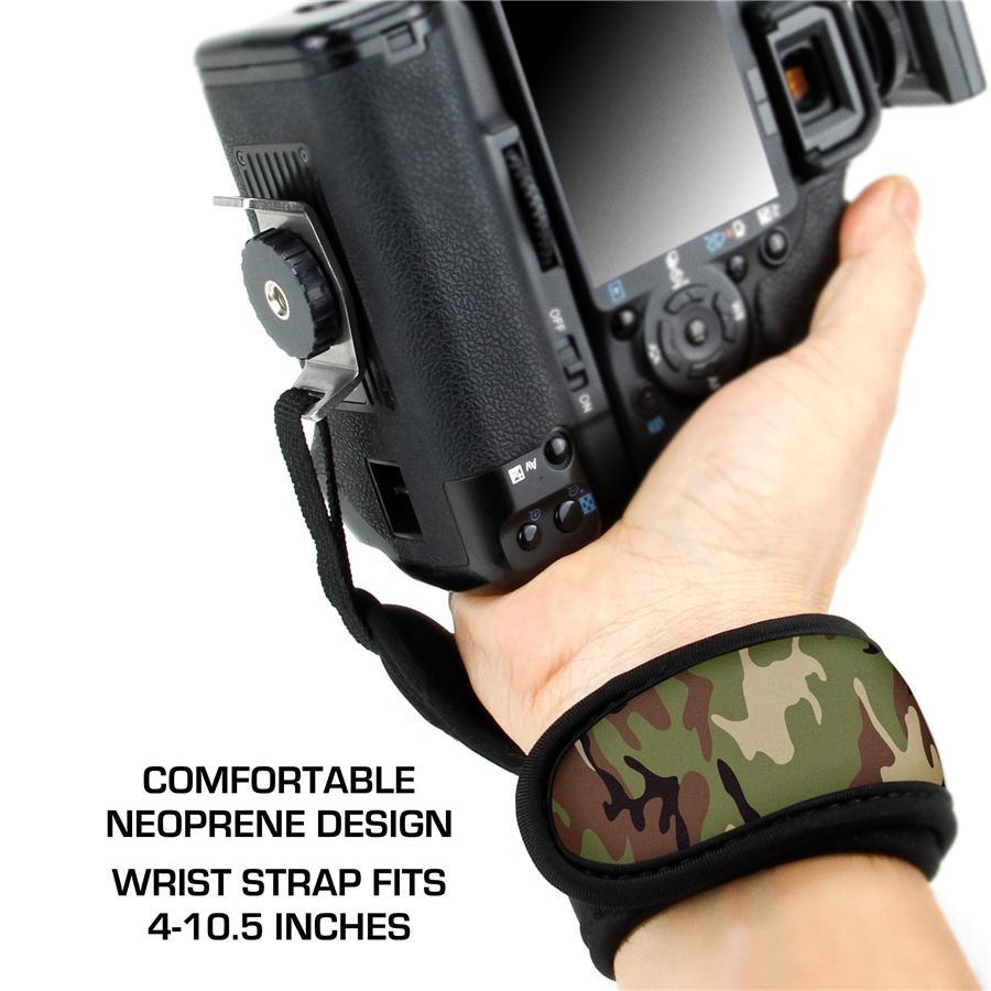 USA GEAR GRCMDG0110CGEW Dragonne Professionnelle avec Poignée en Néoprène Camouflage Vert - Simple Boutique