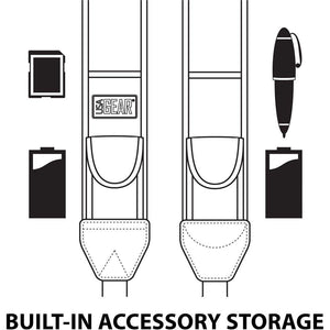 USA GEAR GRCMHS0100BKUS Sangle d'Appareil Photo Harnais de Poitrine avec Poches de Rangement Rembourré en Néoprène Noir - Simple Boutique