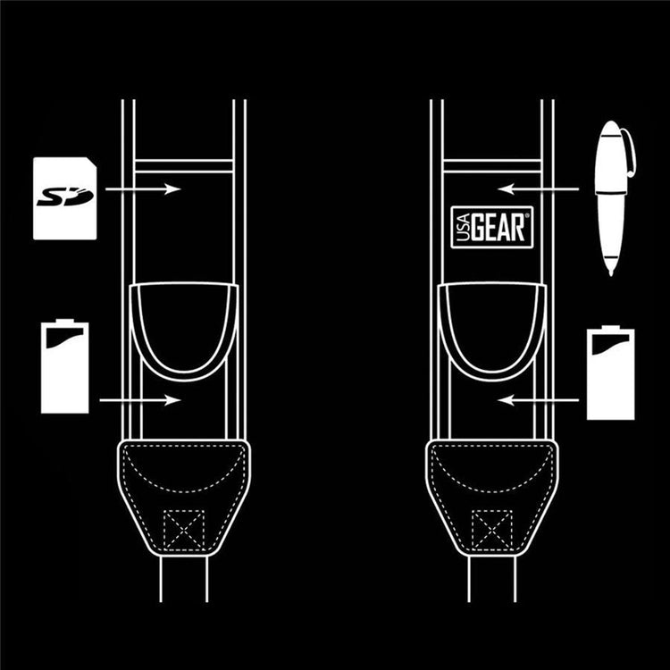 USA GEAR GRCMMS0100CGEW Sangle de Cou pour Appareil Photo Numérique en Neoprene DSLR et SLR Camoufla - Simple Boutique