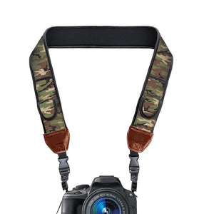 USA GEAR GRCMMS0100CGEW Sangle de Cou pour Appareil Photo Numérique en Neoprene DSLR et SLR Camoufla - Simple Boutique
