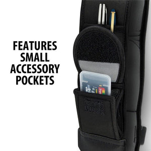 USA GEAR GRCMSS0100BKUS Bandoulière pour Appareil Photo DSLR avec Élévant et Néoprène Rembourré Noir - Simple Boutique