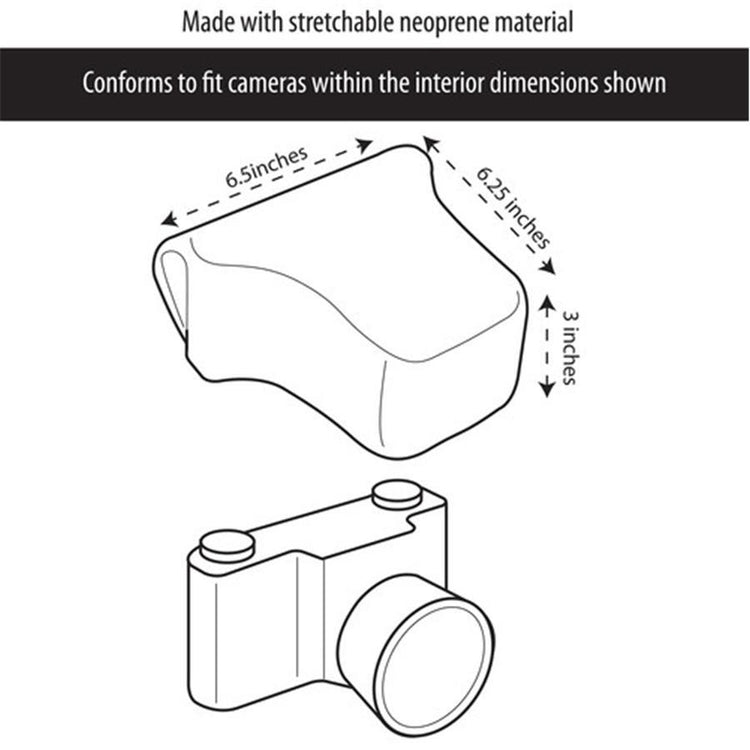 USA GEAR GRFAFSL110FLEW Étui Neoprene SLR avec Protection Résistante aux Rayures Florale - Simple Boutique