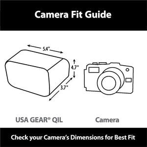 USA GEAR GRQLQIL100GAEW Sac à bandoulière pour Appareil Photo Compact Galaxy - Simple Boutique