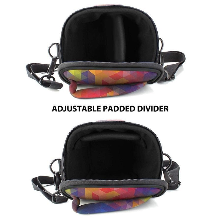 USA GEAR GRQLQTL100GMEW Étui pour Appareil Photo DSLR avec Accessiblilité au Chargement par le Haut Géométrique - Simple Boutique