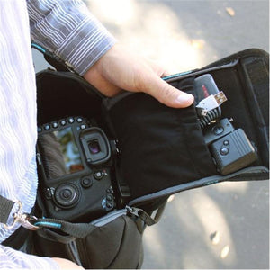 USA GEAR GRSLS10100BKEW Sac de Rangement pour Accessoires DSLR Rembourage en Mousse Noir - Simple Boutique