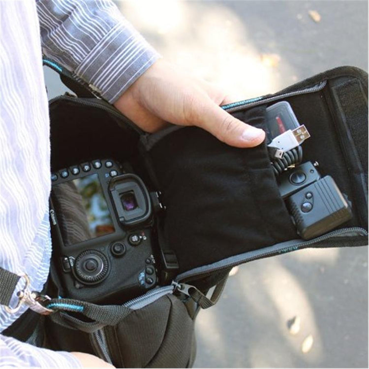 USA GEAR GRSLS10100BKEW Sac de Rangement pour Accessoires DSLR Rembourage en Mousse Noir - Simple Boutique