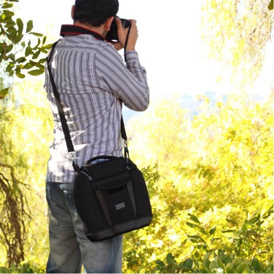 USA GEAR GRSLS10100BKEW Sac de Rangement pour Accessoires DSLR Rembourage en Mousse Noir - Simple Boutique