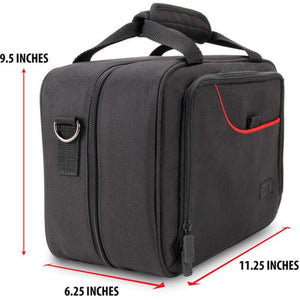 USA GEAR GRSLS14100RDEW Étui de Transport pour Nintendo Switch avec Compartiments de Rangement Rouge - Simple Boutique