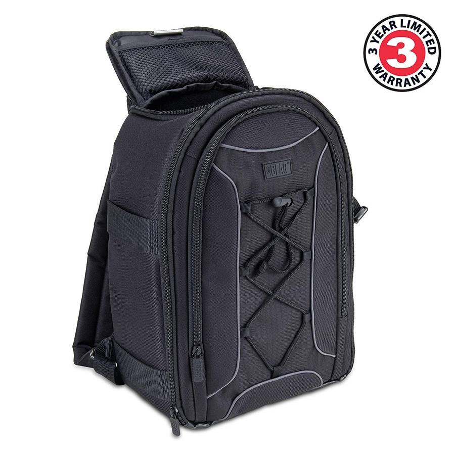 USA GEAR GRSLS16200BKEW Sac à dos pour Appareil Photo SLR avec Étui Imperméable Noir - Simple Boutique