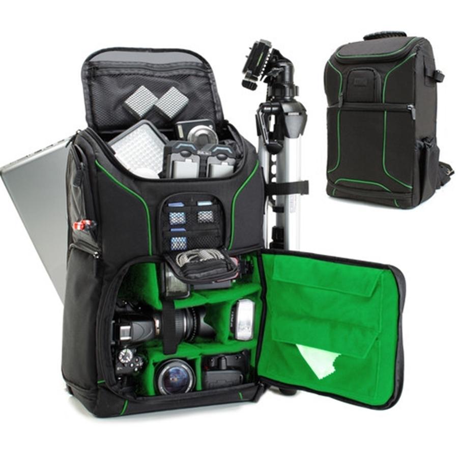USA GEAR GRSLS17100GNEW Sac à Dos pour Appareil Photo DSLR Vert - Simple Boutique