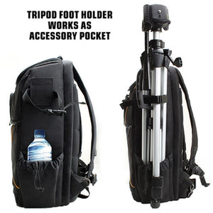 USA GEAR GRSLS17100OGEW Sac à Dos pour Appareil Photo DSLR Orange - Simple Boutique