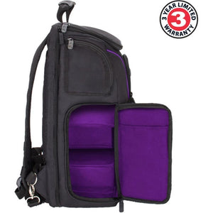 USA GEAR GRSLS17100PREW Sac à Dos pour Appareil Photo DSLR Mauve - Simple Boutique