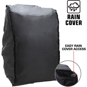 USA GEAR GRSLS17100PREW Sac à Dos pour Appareil Photo DSLR Mauve - Simple Boutique