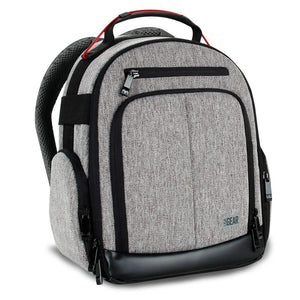 USA GEAR GRULUBK100GYEW Sac à Dos pour Camera Personnalisable Gris - Simple Boutique