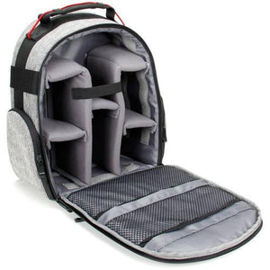 USA GEAR GRULUBK100GYEW Sac à Dos pour Camera Personnalisable Gris - Simple Boutique