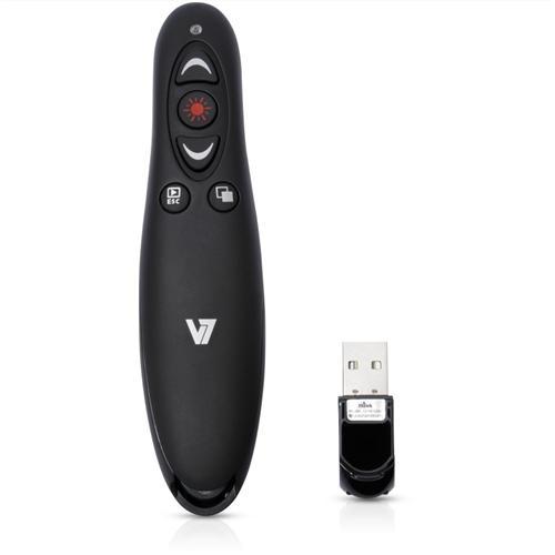 V7 Présentateur Sans Fil Professionnel Avec Pointeur Laser USB Et Lecteur De Carte Microsd - Simple Boutique