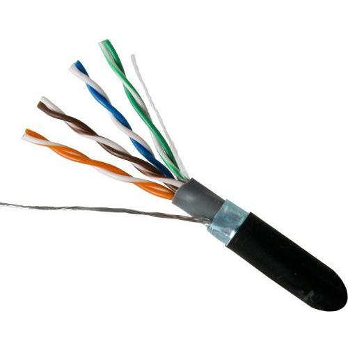 Vertical Cable 059-486CMXT Câble Réseau Extérieur Cat5e Direct Burial ETL CMXT 24 AWG Noir 1000' - Simple Boutique