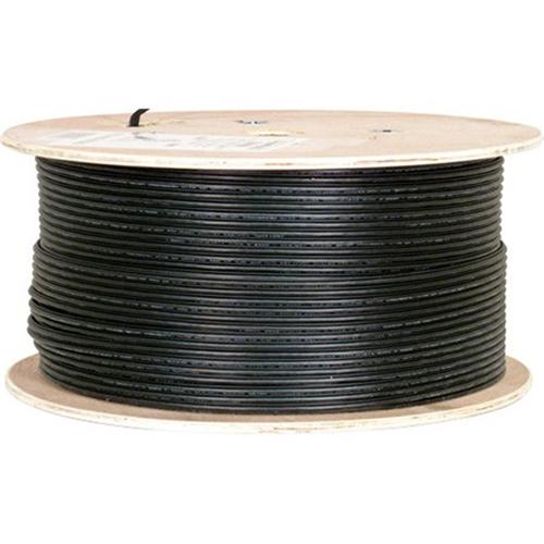 Vertical Cable Réseau Extérieur Cat6 23 AWG Blindé Noir 1000' avec Messager - Simple Boutique