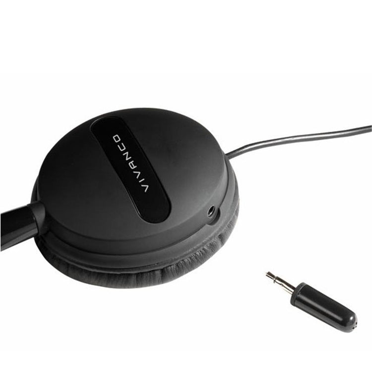 Vivanco - Casque d'écoute avec Microphone Retirable, Connection USB, Noir - Simple Boutique
