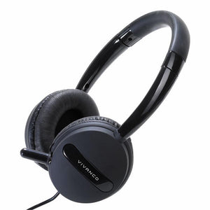 Vivanco - Casque d'écoute avec Microphone Retirable, Connection USB, Noir - Simple Boutique