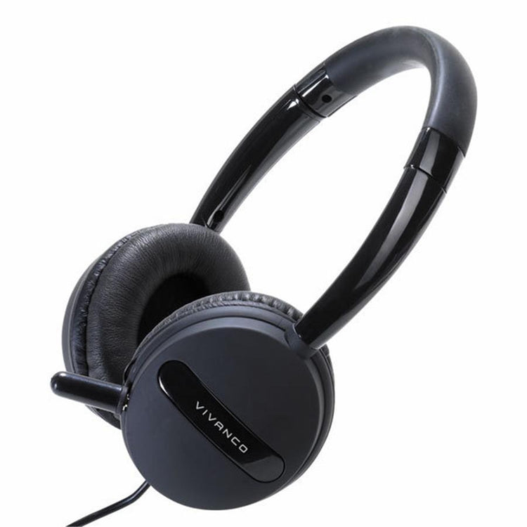 Vivanco - Casque d'écoute avec Microphone Retirable, Connection USB, Noir - Simple Boutique