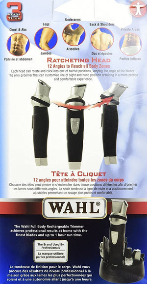 WAHL Canada 5580 Ensemble de Tondeuse Personnelle Rechargeable pour le Corps 12 pièces - Simple Boutique
