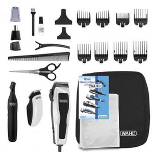 WAHL - Ensemble de Tondeuses Personelles et Trousse de Barbier Contenant 23 Pièces, Noir et Blanc - Simple Boutique