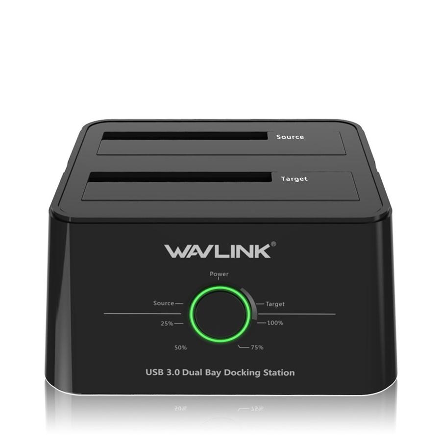 WAVLINK Station D'Acceuil Double USB 3.0 pour Disque Dur - Simple Boutique