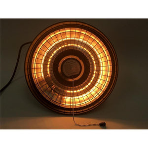 Westinghouse WES31-1520C Chaufferette Électrique de Patio Suspendue Infra-Rouge Noir - Simple Boutique