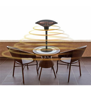 Westinghouse WES31-1566 Chaufferette Électrique de Patio sur Pied Infra-Rouge Noir - Simple Boutique