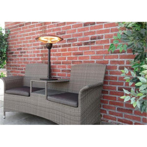 Westinghouse WES31-1566 Chaufferette Électrique de Patio sur Pied Infra-Rouge Noir - Simple Boutique