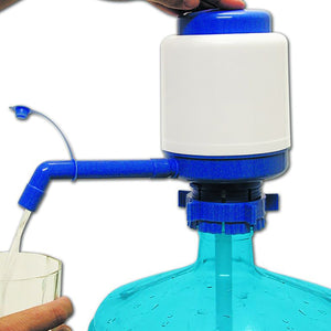 World Famous - Pompe Manuelle pour Bouteille d'eau de 11.3L ou 18L, Bleu - Simple Boutique