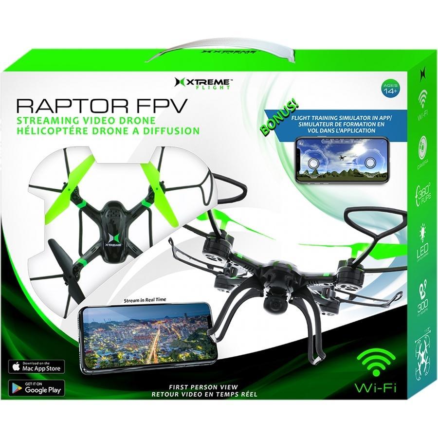 Xtreme Raptor Drone Avec Camera HD et Streaming Wifi (XDG6-1012-BLK) - Simple Boutique