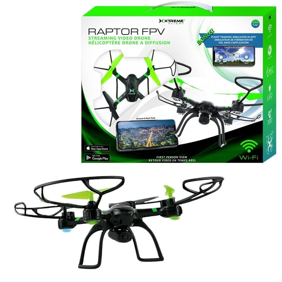 Xtreme Raptor Drone Avec Camera HD et Streaming Wifi (XDG6-1012-BLK) - Simple Boutique