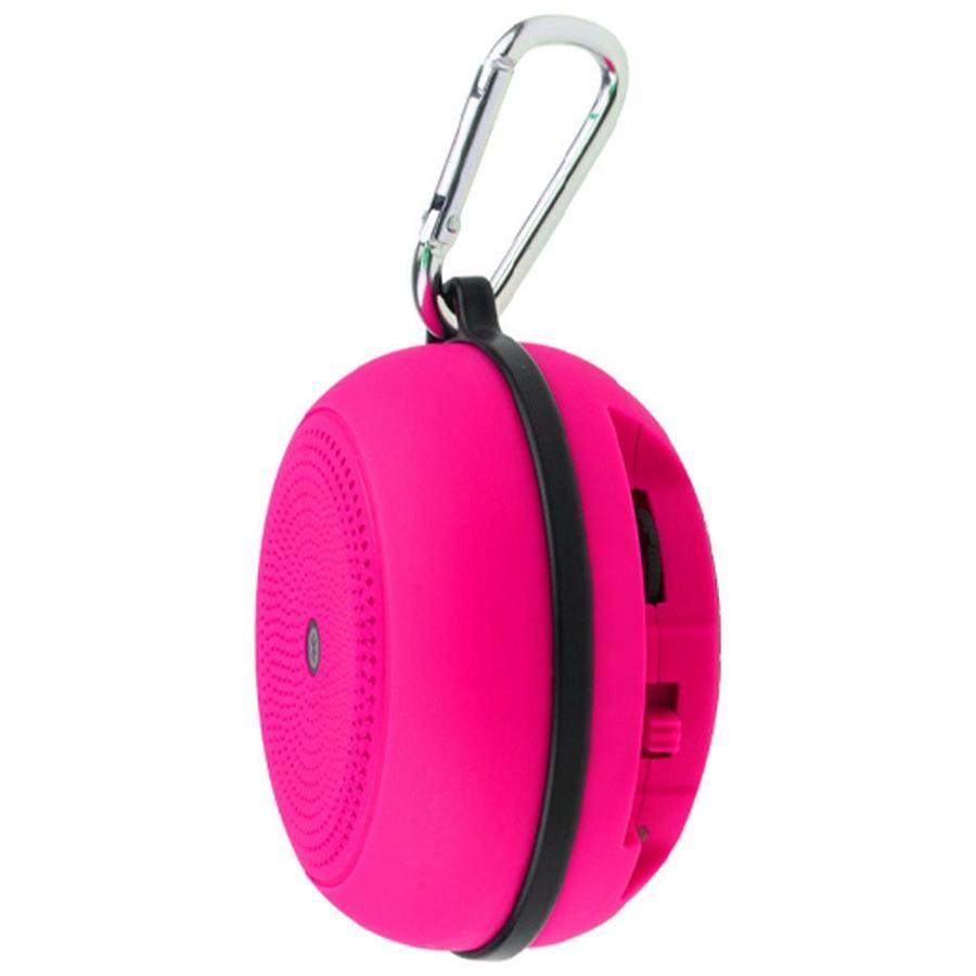 Xtreme Sport Haut-Parleur Bluetooth Sans Fil avec Mousqueton Rose (XBS9-1009-PNK) - Simple Boutique