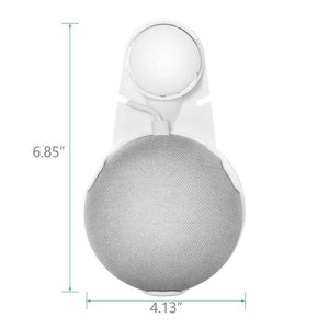 Xtreme Support de Fixation Murale pour Google Home Mini, Encombrement Réduit, Montage sur Prise Secteur, Gestion du Cordon, Blanc - Simple Boutique