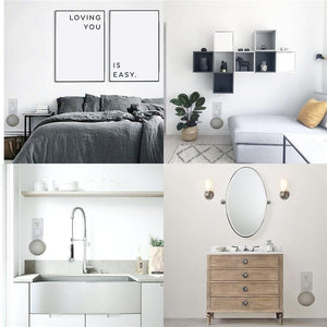 Xtreme Support de Fixation Murale pour Google Home Mini, Encombrement Réduit, Montage sur Prise Secteur, Gestion du Cordon, Blanc - Simple Boutique