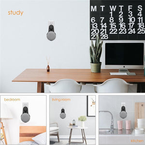 Xtreme Support de Fixation Murale pour Google Home Mini, Encombrement Réduit, Montage sur Prise Secteur, Gestion du Cordon, Noir - Simple Boutique