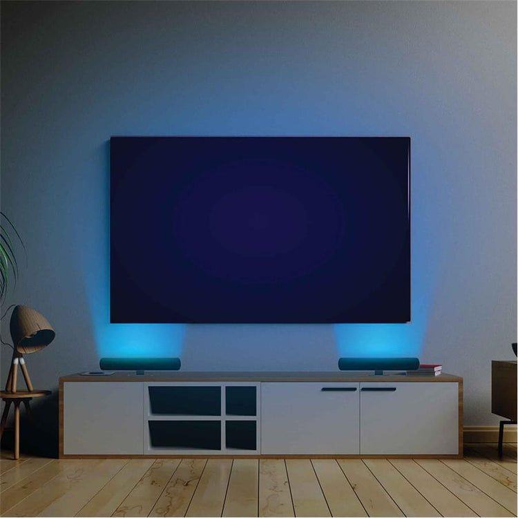 Xtreme XLB7-1033-BLK - Barre Lumineuse LED Multicolore, Réagit aux Sons et à la Musique, Avec Télécommande, Noir - Simple Boutique