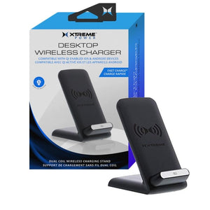Xtreme XWC8-1006-BLK Support de Chargement Sans-Fil Dual Coil, 10W, Black - Simple Boutique
